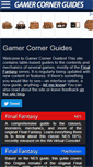 Mobile Screenshot of guides.gamercorner.net